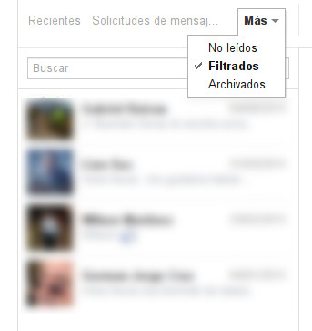 Filtro Spam Facebook