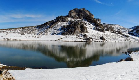 Raquetas de nieve en Picos de Europa