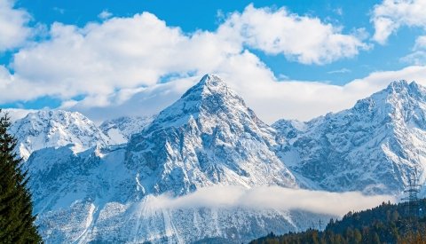 Raquetas en Dolomitas
