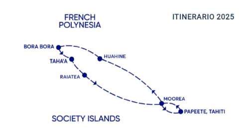 Polinesia de lujo en crucero
