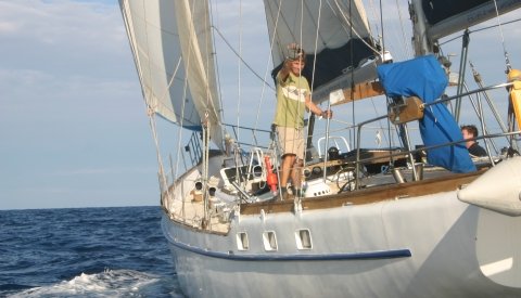 Velero rumbo a Menorca