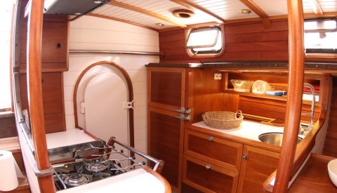 Velero rumbo a Menorca