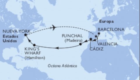 Crucero a Nueva York