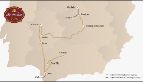 El lujoso tren Al Ándalus