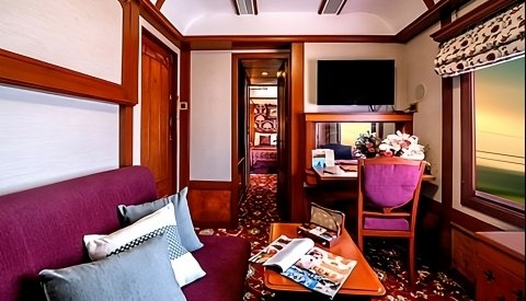 En tren de lujo por India