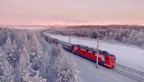 Auroras Boreales Rusas en Tren