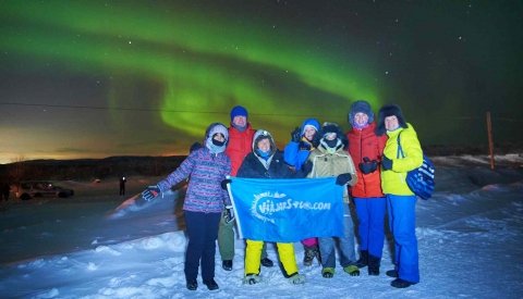 Auroras Boreales Rusas en Tren