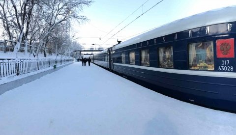 Auroras Boreales Rusas en Tren