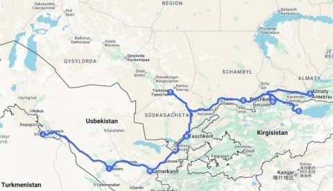 La Ruta de la Seda en tren