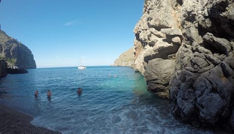Primer baño en Mallorca