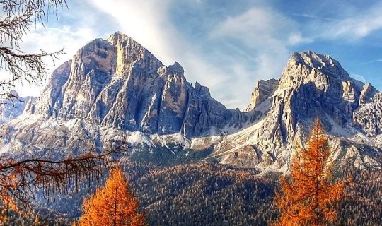 Raquetas en Dolomitas
